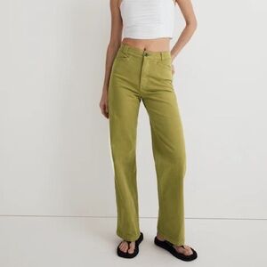 Madewell petite emmett 2.0 wide leg pants garment dyed